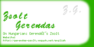 zsolt gerendas business card